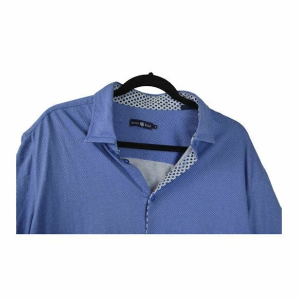 STONE ROSE Contrast Collar & Cuffs S/S Button Down - Picture 3 of 3